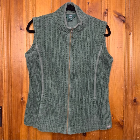 Woolrich Kinsdale Green Corduroy Vest Medium - Picture 1 of 7